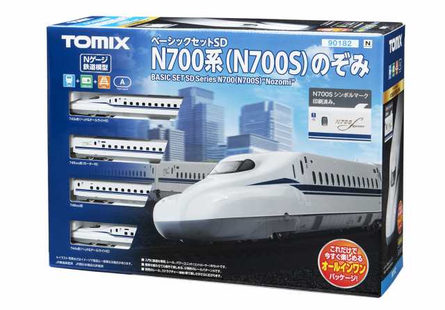 トミックス (N) 90182 ベーシックセット SD N700系（N700S）のぞみ　4両 トミックス 90182 ベーシックセット N700S返品種別B