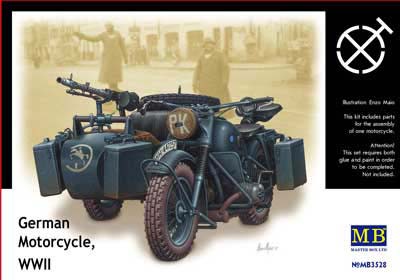 マスターボックス 1/35 独・BMW-R75軍用サイドカー【MB35028】未 マスターボックス 1/35 独・BMW-R75軍用サイドカー【MB35028】未