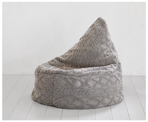 モリヨシ ビーズクッション Manica マニカ（約　W66×D66×H94cm・ライトグレー） CHOUETTE（シュエット） 248-597763返品種別Aの通販は 20,594円