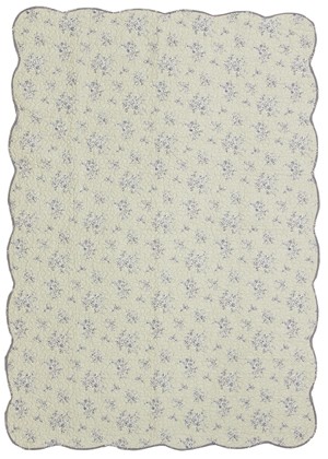 モリヨシ マルチカバー Floraison フロレゾン（約190×240cm・アイボリー/グレー) CHOUETTE（シュエット）MR-0708 248-602344返品種別A