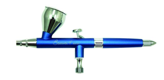 美品 エアブラシ エアテックス フォーカス 0.2mm エアブラシコラーニ中古