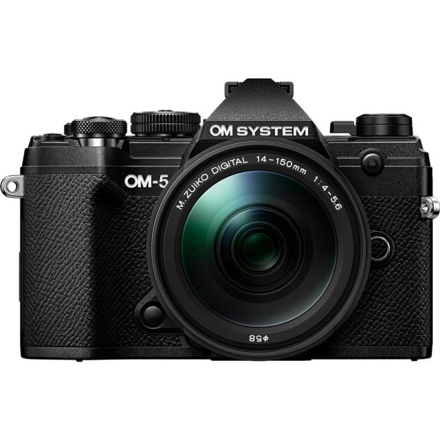 OM SYSTEM ミラーレス一眼カメラ「OM SYSTEM OM-5」14-150mm II レンズキット（ブラック） OMSYSTEM OM-5 14-150KITBLK返品種別Aの通販は