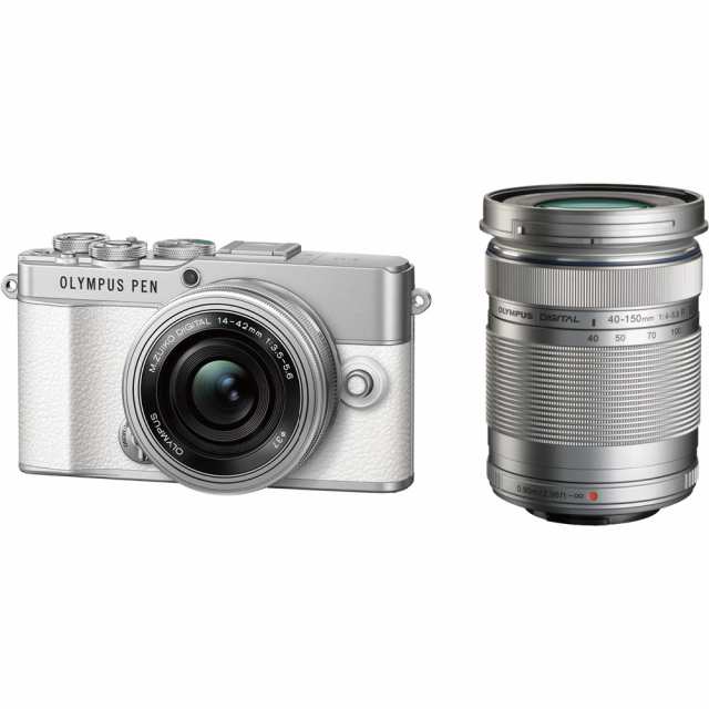 オリンパス E-P7-WK-WHT ミラーレス一眼カメラ「OLYMPUS PEN E-P7」 EZ