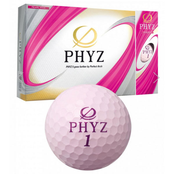 ブリヂストンゴルフ ゴルフボール PHYZ 5 1ダース 12個入り (パールピンク) PHYZ5 PPK 12P返品種別Aの通販は