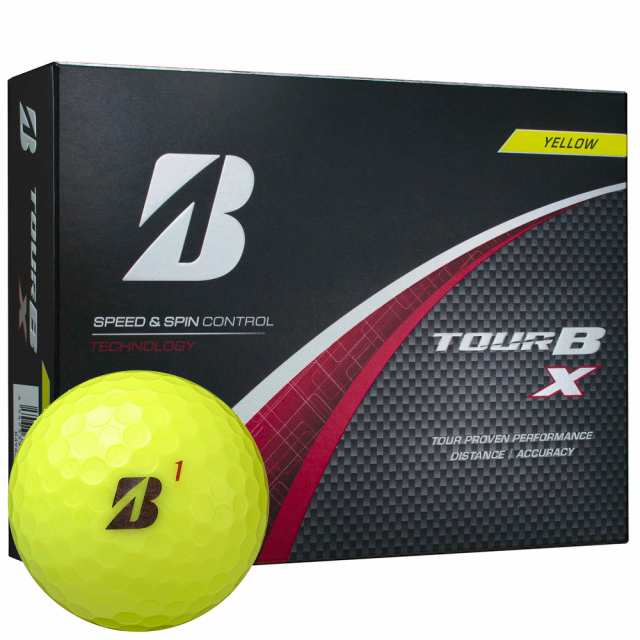 ブリヂストンゴルフ ゴルフボール TOUR B X　ツアーBX　 2024年モデル 1ダース 12個入り(イエロー) 24-TOUR-B-X-YE返品種別Aの通販は