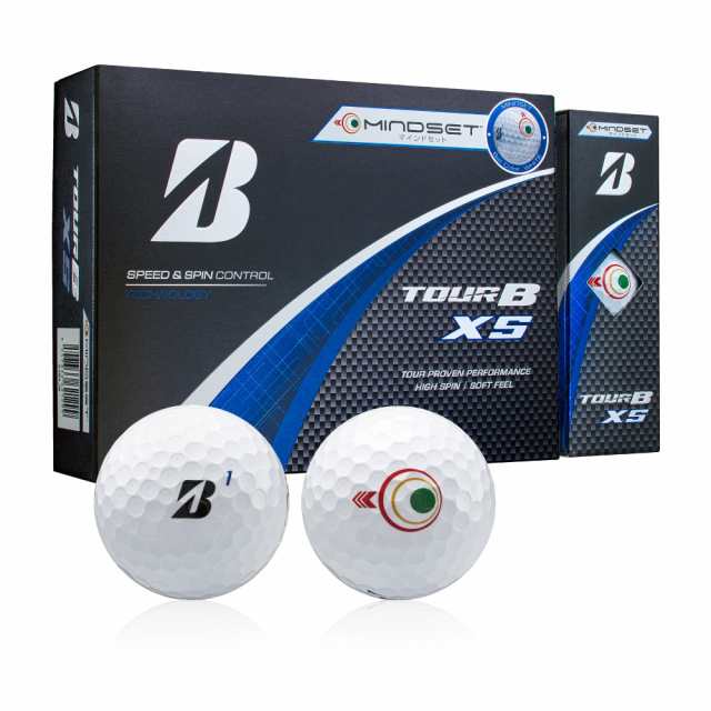 ブリヂストンゴルフ TOUR B XS マインドセット ゴルフボール 1ダース 12個入り(ホワイト) BRIDGESTONE GOLF 24-TOUR-B-XS-WH-MS返品種別Aの通販は