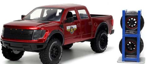 Jada Toys 1/24 2011 フォード F-150 SVT ラプター キャンディレッド