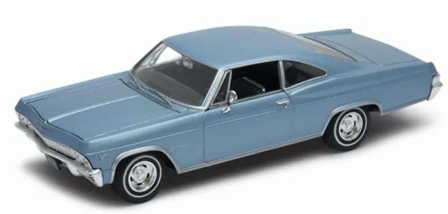 1/24 シボレー シヴォレー インパラ 青 ブルー Welly Chevrolet