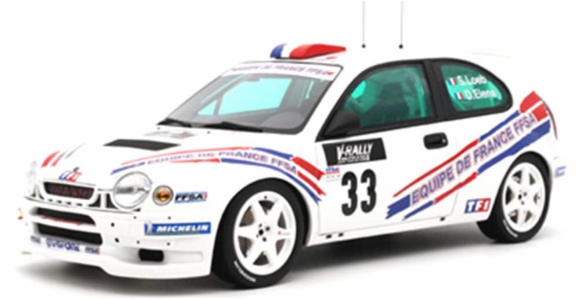 OttO mobile OttO mobile 1/18 トヨタ カローラ WRC ツール・ド・コルス 2000 #33 完成品ミニカー OTM996 新品