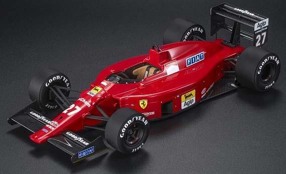 ミニカー　1/18 フェラーリ 640 1989 ブラジルGPウィナー N.マンセル #27 ドライバーフィギア付 「GP REPLICASシリーズ」 [GRP144AWD] TOPMARQUES 1/18 フェラーリ 640 1989 ブラジルGPウィナー No27