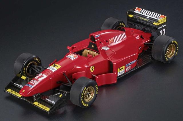 TOPMARQUES 1/18 フェラーリ 412 T1B 1994 ドイツGP No27 J.アレジ【GRP172A】ミニカー  返品種別Bの通販は