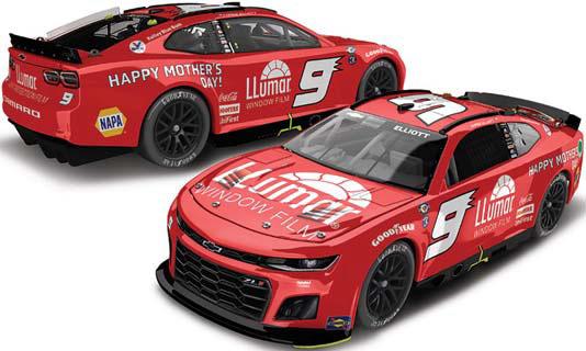 ライオネルレーシング 1/24 LLUMAR THROWBACK 2023 シボレーカマロ ZL1 チェイス・エリオット #9【LR281928】ミニカー  返品種別Bの通販は