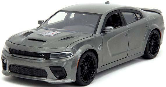 Jada Toys 1/24 F＆F10 2021 ダッジ チャージャー SRT ヘルキャット グレー【JADA34472】ミニカー  返品種別Bの通販は