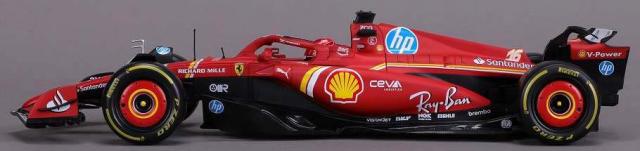 ブラゴ 1/18 フェラーリ SF-24 2024 No.16 C.ルクレール ドライバー付【18-16815L】ミニカー  返品種別Bの通販は