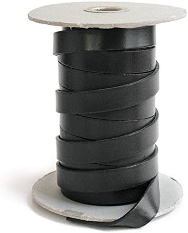 NBK MTLS1015-7 ヌメ革テープ 1個入（黒・15mm巾×長さ10m巻）[MTLS10157NBK] 返品種別Bの通販は