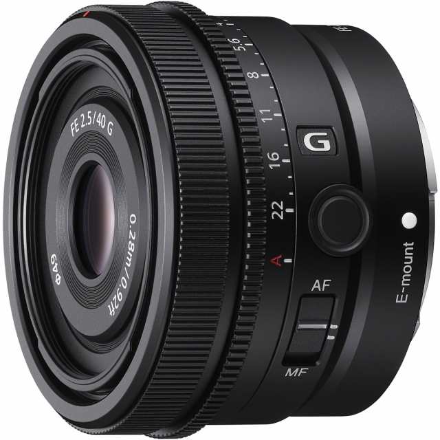 ソニー SEL40F25G FE 40mm F2.5 G※FEマウント用レンズ（フルサイズミラーレス対応）[SEL40F25G] 返品種別A