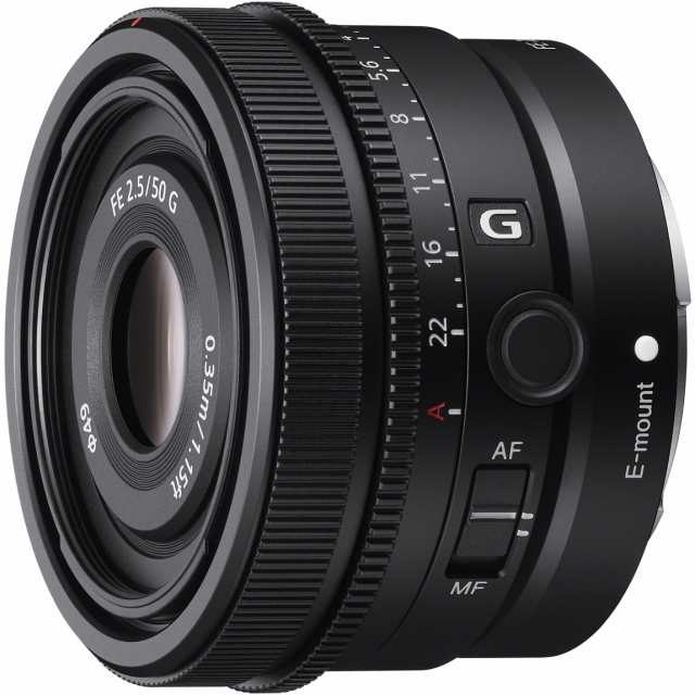 ソニー SEL50F25G FE 50mm F2.5 G※FEマウント用レンズ（フルサイズミラーレス対応）[SEL50F25G] 返品種別A