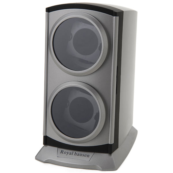 ロイヤルハウゼン 【国内正規品】高級 ウォッチワインダー 2本巻き（シルバー） RH001SV[RH001SV] 返品種別Bの通販は