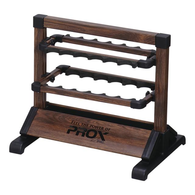 プロックス PX316M12 アルミロッドスタンド 木目調 12本用PROX[PX316M12] 返品種別Aの通販は 7,480円