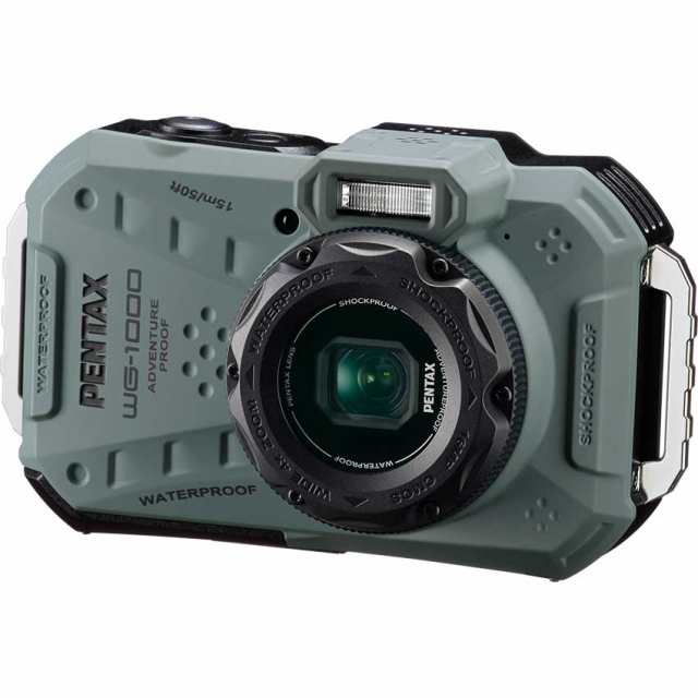 ペンタックス WG-1000オリ-ブ デジタルカメラ「RICOH WG-1000」（オリーブ）PENTAX[WG1000オリブ] 返品種別A