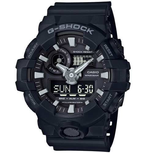 カシオ 【国内正規品】G-SHOCK(ジーショック)Gショック　デジアナ時計　メンズタイプ GA-700-1BJF[GA7001BJF] 返品種別Aの通販は