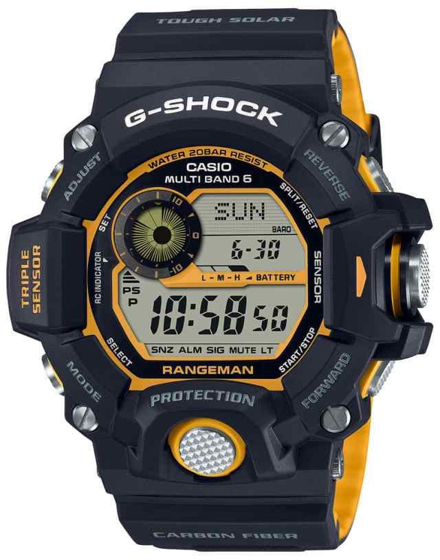 カシオ 【国内正規品】G-SHOCK（ジーショック）　RANGEMANソーラー電波　メンズタイプ GW-9400YJ-1JF[GW9400YJ1JF] 返品種別A