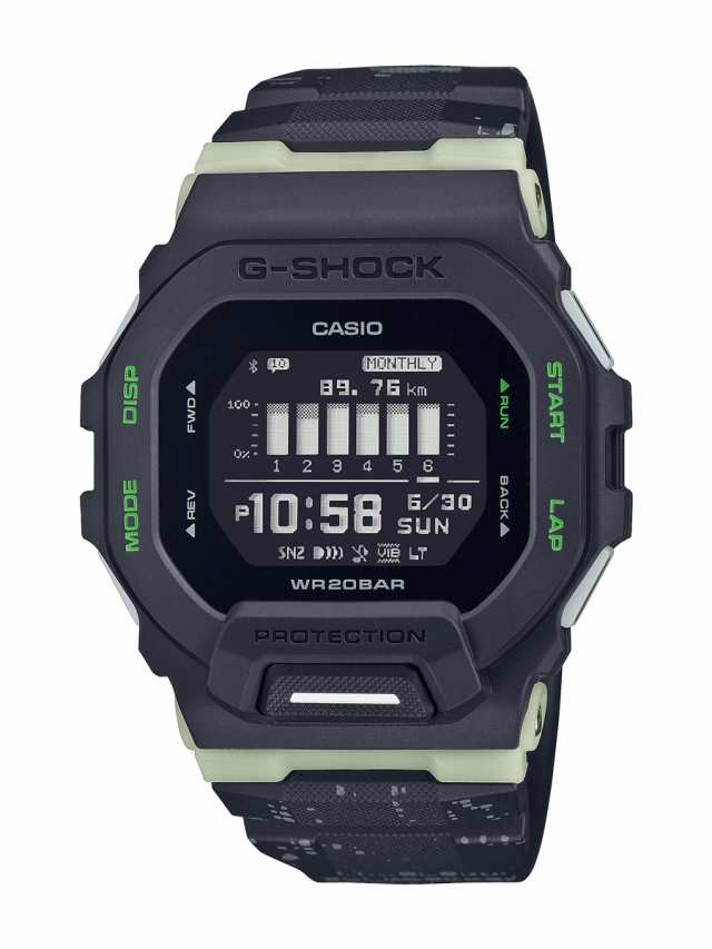 カシオ 【国内正規品】G-SHOCK（ジーショック）　G-SQUADクオーツ　メンズタイプ GBD-200LM-1JF[GBD200LM1JF] 返品種別A