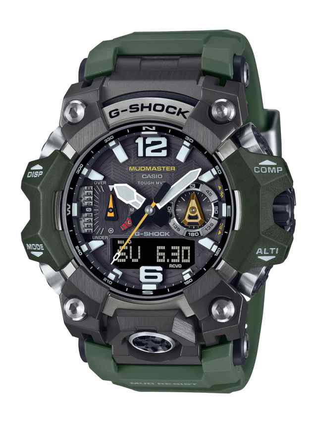 カシオ 【国内正規品】G-SHOCK（ジーショック）　MASTER OF G MUDMASTER ソーラー電波　メンズタイプ GWG-B1000-3AJF返品種別A