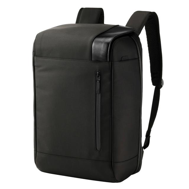 エレコム BM-BPSC01LBK リュック 防犯 バックパック 28L TSAロック(ダイヤルロック式) スキミング防止 RFID保護機能 16インチPC収納可 止水ファスナー キャリーオン仕様 海外旅行 通気性 撥水加工 盗難防止 リュックサック（ブラック）[BMBPSC01LBK] 返品種別A