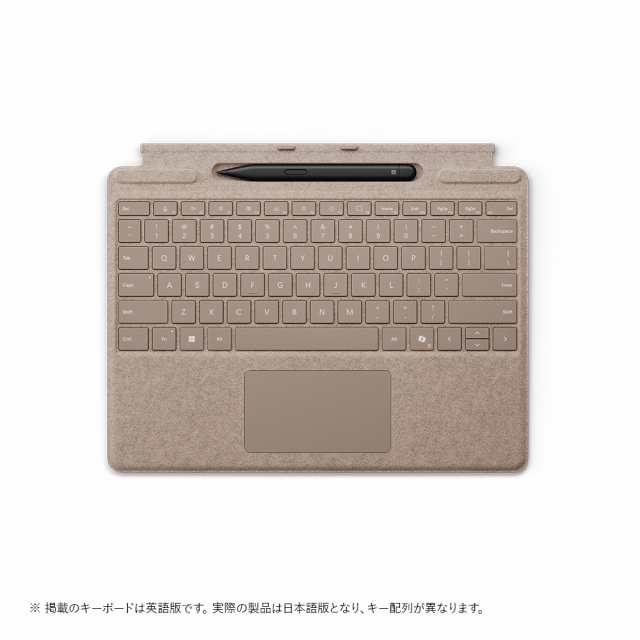 マイクロソフト 8X6-00163(PR-TPCV/DU Surface Pro キーボード（ペン収納付き/スリム ペン付き） デューン[8X600163PRTPCVDU] 返品種別A