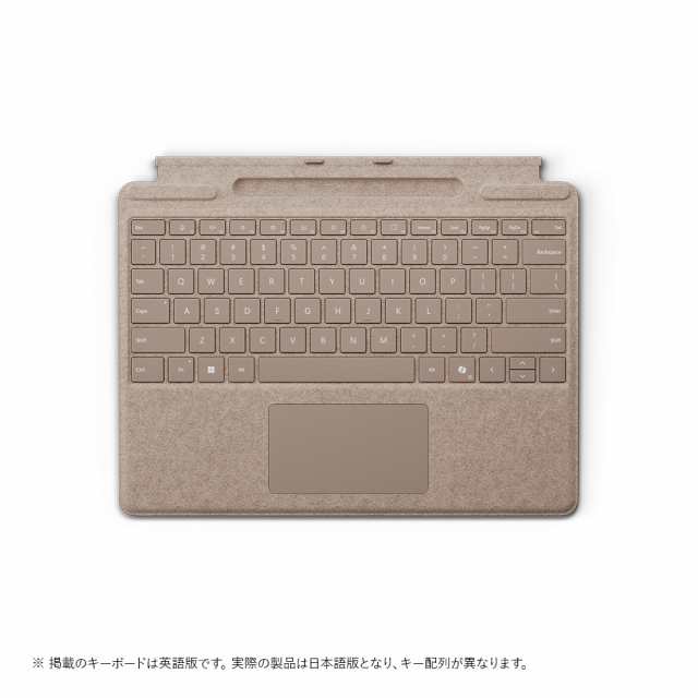 マイクロソフト Surface Pro キーボード（ペン収納付き/スリム ペン別売り） デューン 8XA-00163(PR-TPCV/DU返品種別A