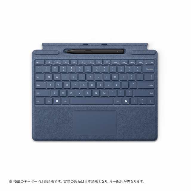 マイクロソフト Surface Pro キーボード（ペン収納付き/スリム ペン付き） サファイア 8X6-00209(PR-TPCV/SA返品種別A