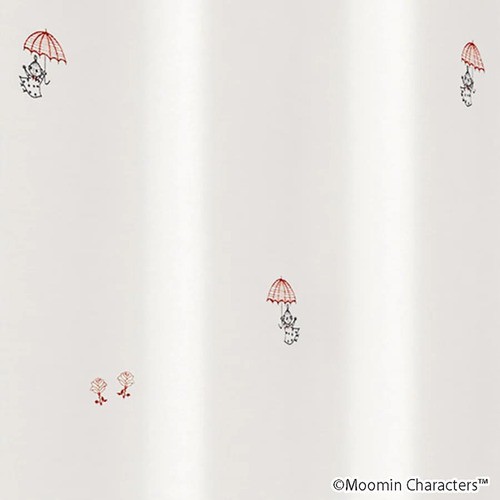 スミノエ（SUMINOE） ムーミン/レースカーテン 1枚入り（100×133cm・ホワイト） MOOMIN/アンブレラ(342-73212) A1014-100-133返品種別Aの通販は