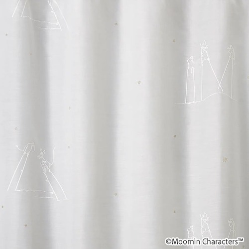 スミノエ（SUMINOE） ムーミン/レースカーテン 1枚入り（100×133cm・ホワイト） A1031-100-133返品種別Aの通販は 5,076円