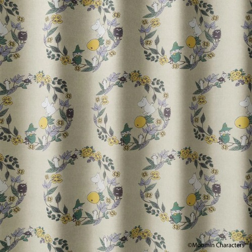 スミノエ（SUMINOE） ムーミン/遮光3級ドレープカーテン 1枚入り（100×178cm・イエロー） A1037-100-178返品種別Aの通販は 6,900円