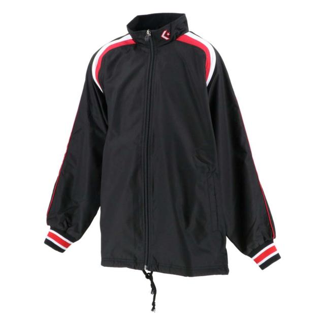 コンバース ジュニア用ウォームアップジャケット(ブラック/ホワイト・サイズ:150) CONVERSE CB462506S-1911-150返品種別A