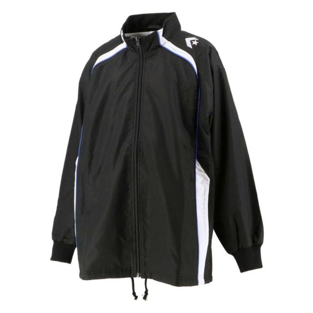 コンバース CB482503S-1911-150 ジュニア ウォームアップジャケット（前ファスナータイプ）（ブラック×ホワイト・サイズ：150cm）CONVERSE[CB482503S1911150] 返品種別A 6,480円