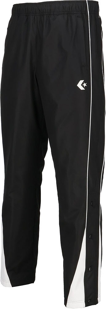 コンバース ウォームアップパンツ（裾ボタン）（ブラック/ホワイト・サイズ：M） CONVERSE CON-CB132551P-1911-M返品種別Aの通販は