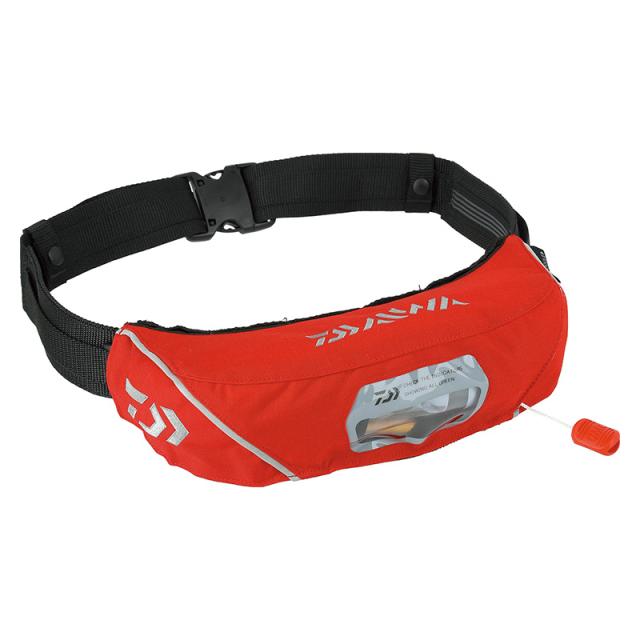 ダイワ DF-2222 インフレータブルライフジャケット ウエストタイプ自動・手動膨脹式 フリー(レッド) DF-2222(レッド)返品種別A 27,700円