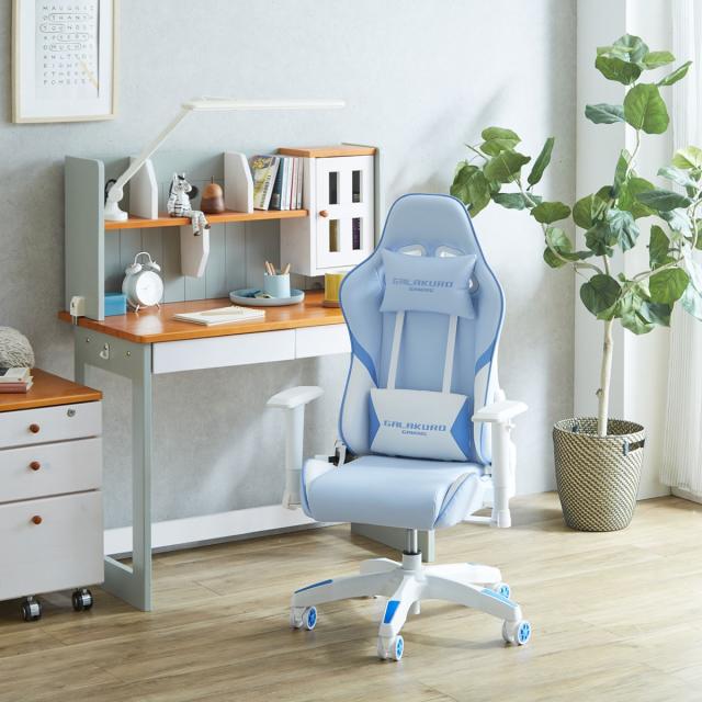 玄人志向 ゲーミングチェア （アクアブルー） GALAKURO GAMING　PAINT(ペイント) シリーズ　小柄な体格の方向け GG-C2/PAINT-AB返品種別Aの通販は 27,495円
