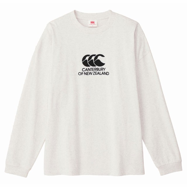 カンタベリー ユニセックス ロングスリーブヘビークルーティー(アッシュグレー・サイズ：M) CANTERBURY CCC-RA424616-12-M返品種別A