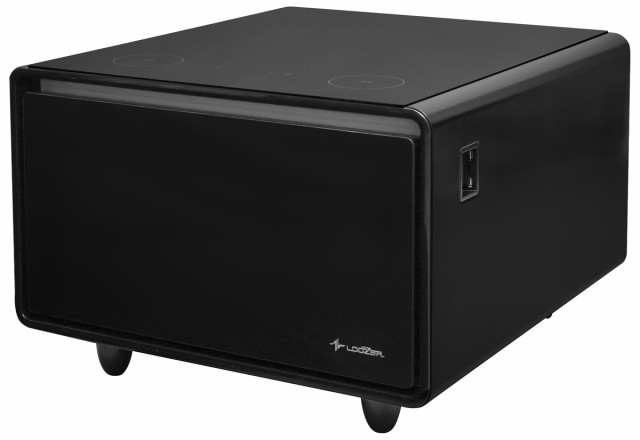 LOOZER（ルーザー） STB65-BLACK 65L 1ドア冷蔵庫付テーブル（ブラック 