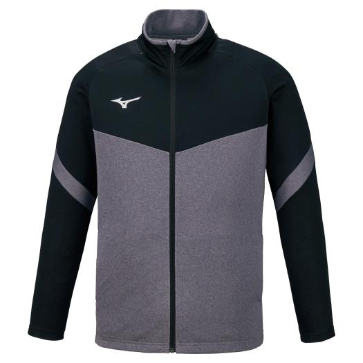 ミズノ 32MC115007L TLソフトニットジャケット（チャコール杢×ブラック・サイズ：L）mizuno ユニセックス[32MC115007L] 返品種別Aの通販は 7,473円