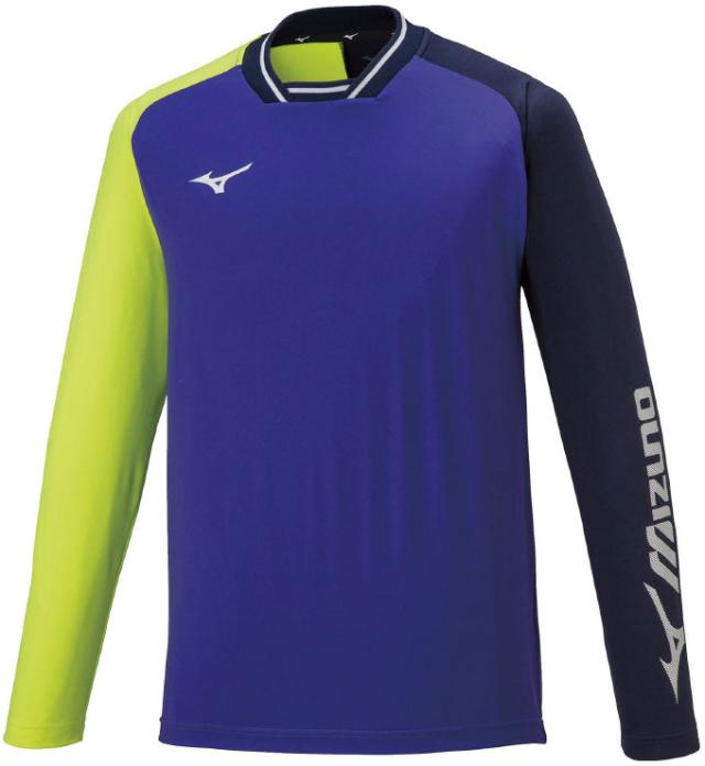 ミズノ ライトスウェットシャツ（バイオレット×ネイビー×イエロー・サイズ：M） mizuno ユニセックス 62JC151167M返品種別Aの通販は