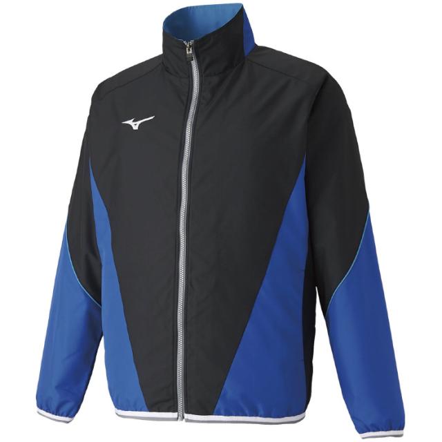 ミズノ N2JC201092M トレーニングクロスジャケット（ブラック×サーフブルー・サイズ：M）MIZUNO[N2JC201092M] 返品種別Aの通販は