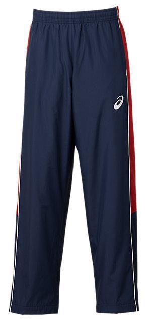 アシックス ユニセックス ウォームアップパンツ（ネイビー×ストロングレッド・サイズ：M） WARMUPPANTS 2063A199-401-M返品種別A 6,600円