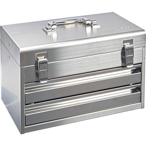 トラスコ中山 SUCH-420 ステンレスツールチェスト W395×D220×H250 引き出し2段（シルバー）[SUCH420] 返品種別Bの通販は 25,205円