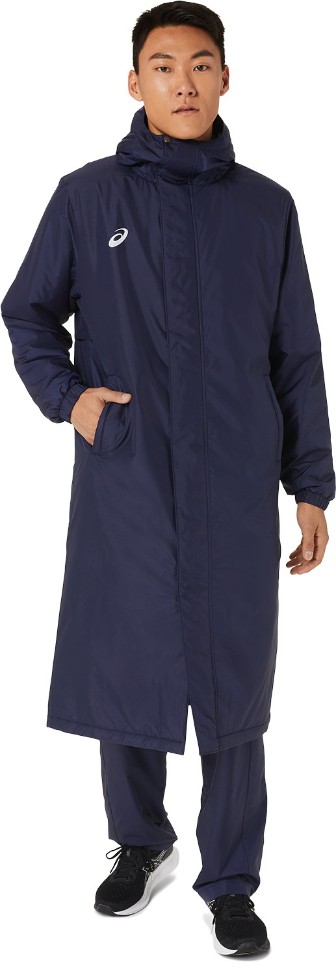 アシックス 2031D539-400-XL メンズ 中綿ロングコート