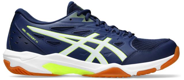 アシックス 1073A066-403-25.5 ユニセックス バレーボールシューズ GEL-ROCKET 11 WIDE（BLUE EXPANSE/SAFETY YELLOW・サイズ：25.5cm）asics[1073A066403255] 返品種別Aの通販は