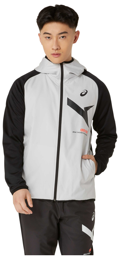 アシックス 2031E727-002-L AIM-TRGハイブリッドスフリースフルジップフーディー（パフォーマンスブラック×コンクリート・サイズ：L）asics[2031E727002L] 返品種別A 7,897円